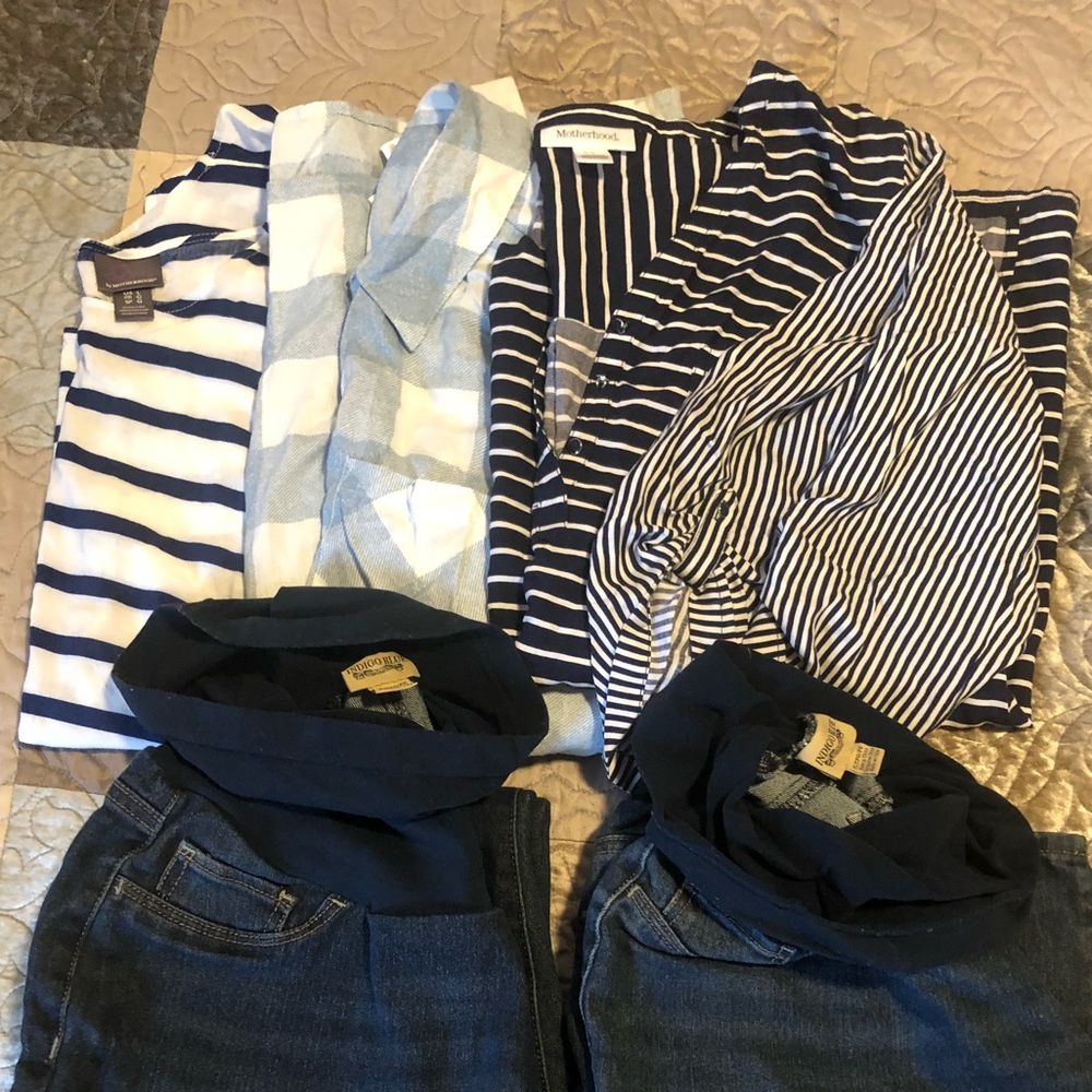 3 Spring Maternity top bundle